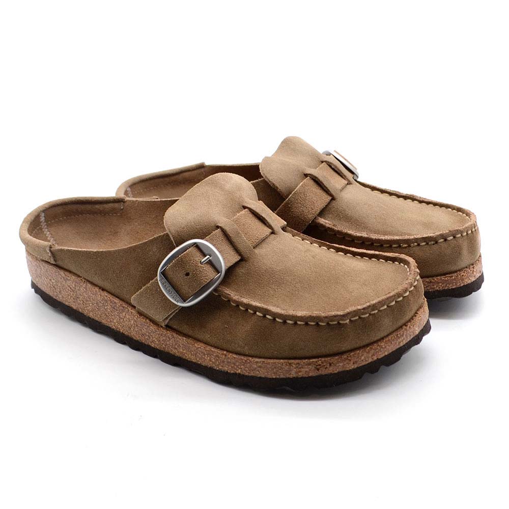 ビルケンシュトック ボストンシアリング スエードレザー BIRKENSTOCK BOSTON SHEARLING ストーンコイン レディース サンダル  ナロー幅 GC1017651