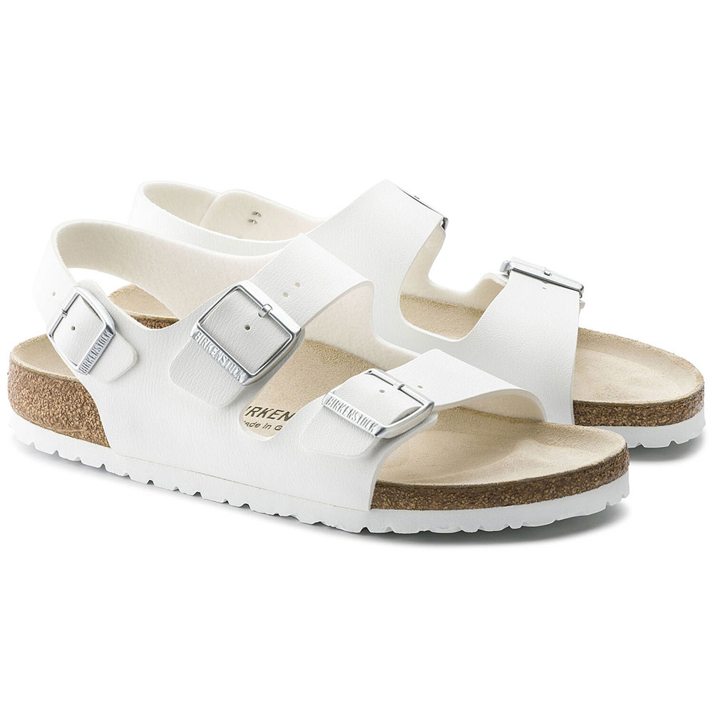 ビルケンシュトック ミラノ ビルコフロー Birkenstock Milano Birko Flor White メンズ レディース サンダル Gc Gc