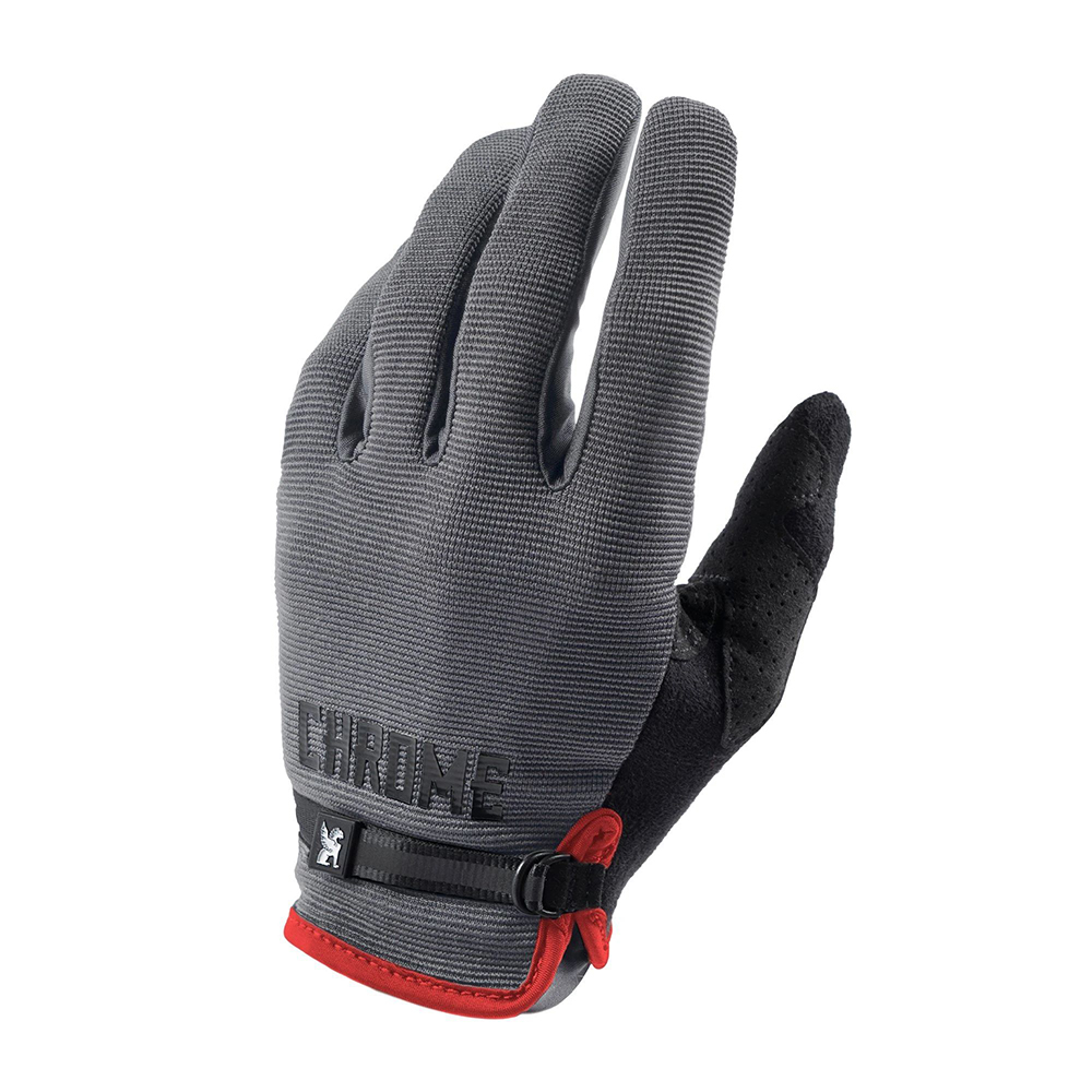 クローム 手袋 バイク グローブ CHROME CYCLING GLOVES GREY/BLACK 自転車 ピスト メッセンジャー タッチパネル対応  CLOTHING ACCESSORIES AC151GYBK