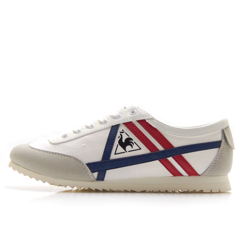 ルコックスポルティフ La シヤルトリユ Le Coq Sportif La Chartreux ホワイト ネイビー レディース スニーカー Ql3ljc18wn