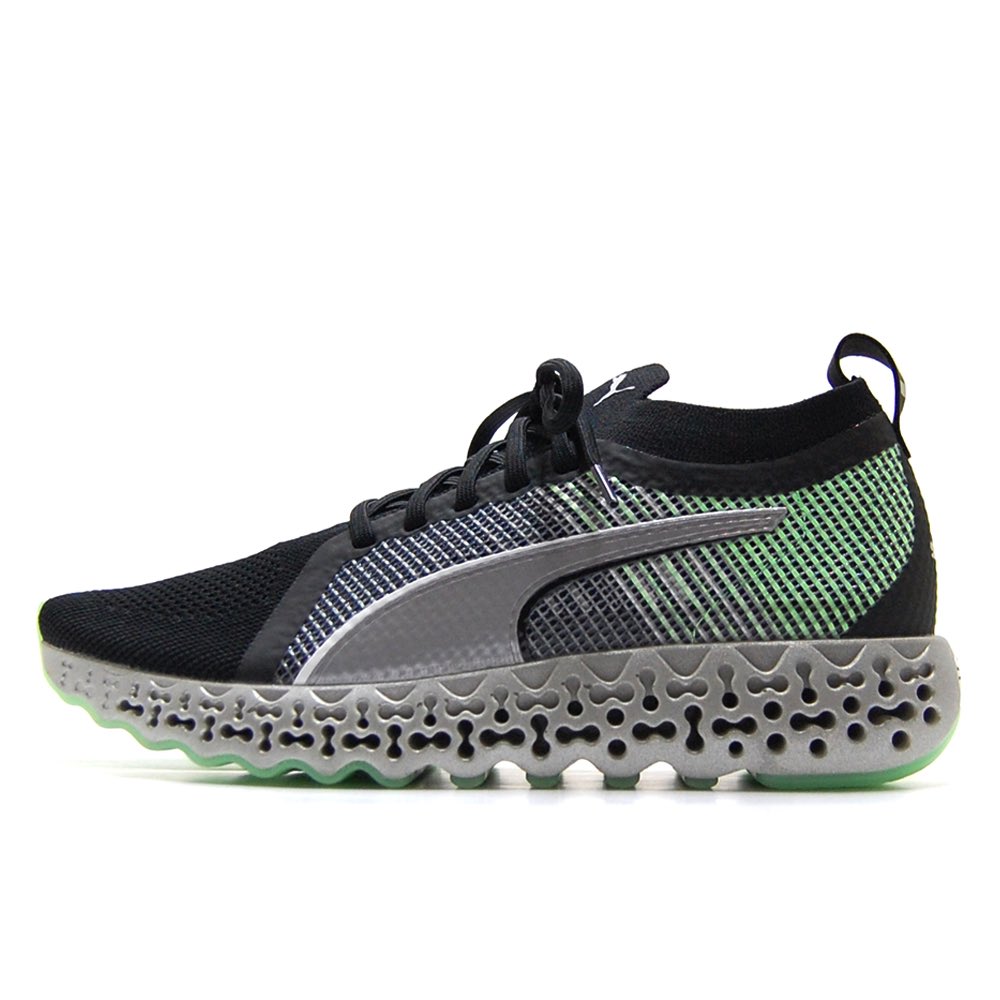 プーマ カリブレート ランナー Cs Puma Calibrate Runner Cs Puma Black Electro Green メンズ スニーカー 02