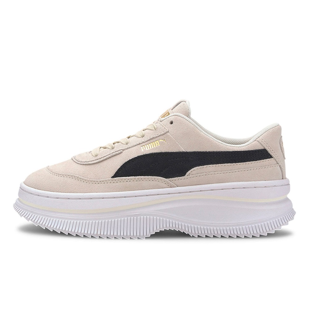 プーマ デバ スウェード ウィメンズ Puma Deva Suede Wns Marshmallow Puma Black レディース スニーカー 01