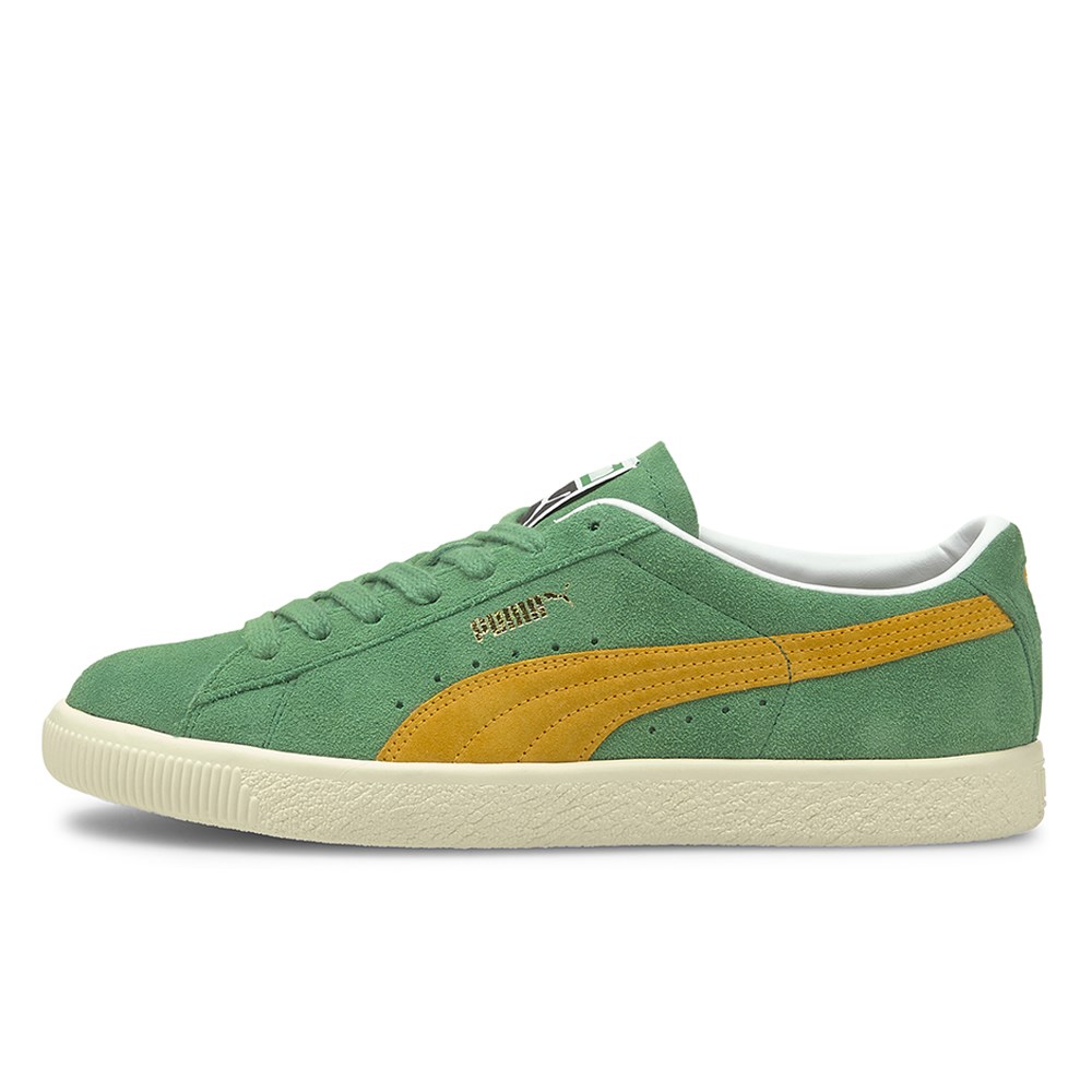 プーマ スウェード Vtg Puma Suede Vtg Amazon Green Saffron Ivory Glow メンズ スニーカー 09